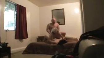 Amateur Wife FFM Threesome - Homemade Group Sex with Hubby and Another Girl