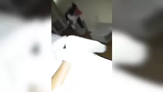 Amateur Bisexual Threesome with Black & White Girls