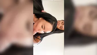 Russian Babes' Homemade Threesome with Blowjob and FFM Group Sex