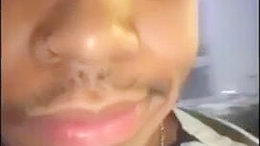 Amateur Threesome with Big Cocks and Spitroast #Wife, #3some