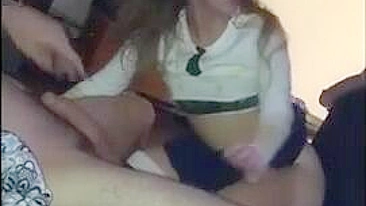 Amateur Threesome with Big Cocks and Spitroast #Wife, #3some