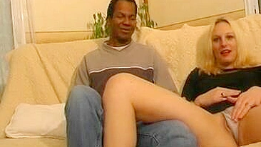 Interracial French Couple Wild Threesome with Anal, Fisting and Facials