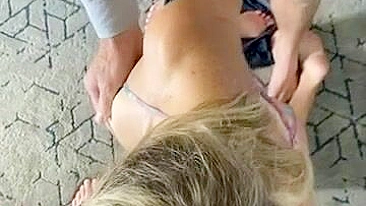 Slut Wife Wild Pool Party with 3somes and Blowjobs
