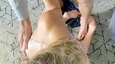 Slut Wife Wild Pool Party with 3somes and Blowjobs