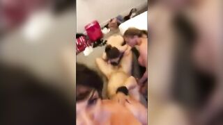 Homemade Orgy with Bisexual Swingers