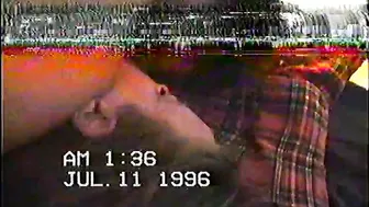 Amateur FMM Threesome on Vintage '90s Camcorder