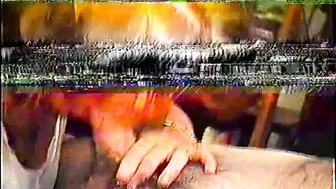 Amateur FMM Threesome on Vintage '90s Camcorder