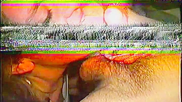 Amateur FMM Threesome on Vintage '90s Camcorder