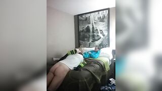 Amateur Blonde Fucks Two Men in Homemade Threesome