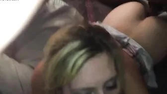 Married MILF Slut Wife Gets Gangbanged in Homemade Threesome with BBC & Black Bull