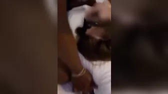 Amateur Wife Gets Gangbanged in Homemade Threesome