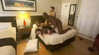 Interracial Orgy with Wife, Hubby & Friend - Homemade Amateur Swinger Sex Party