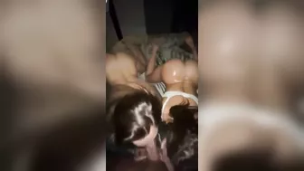 BFFs go wild in steamy FFM threesome