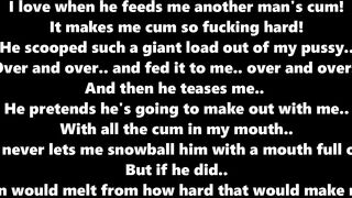 Squirting Latina Wife Cream Pie in Shared Group Sex with Lesbian Couple
