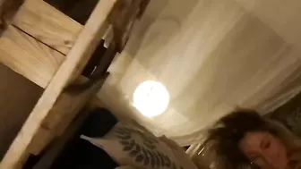 Amateur Wife French Threesome with Black & White Studs