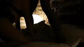 Amateur Wife French Threesome with Black & White Studs