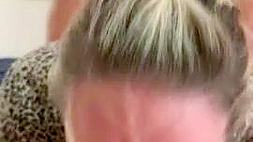 Homemade Wife Threesome with Naughty MILF and Cuckold Hubby