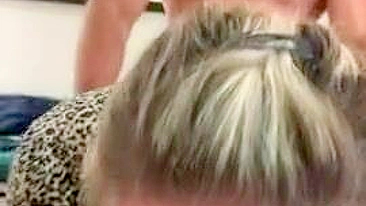 Homemade Wife Threesome with Naughty MILF and Cuckold Hubby