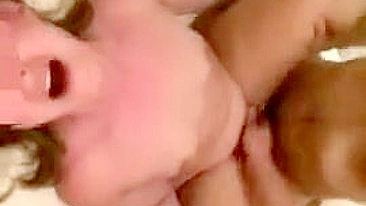 MILF Threesome Gangbang - Wife Hardcore Amateur FMM Group Fuck