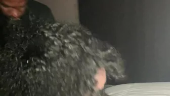 Black Ebony Fucks Two in Amateur Threesome