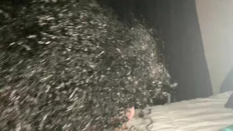 Black Ebony Fucks Two in Amateur Threesome