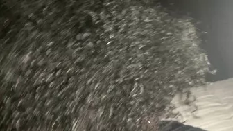 Black Ebony Fucks Two in Amateur Threesome