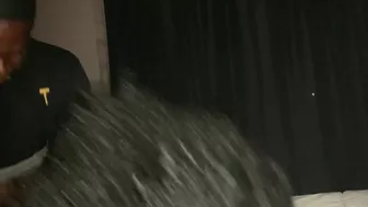 Black Ebony Fucks Two in Amateur Threesome