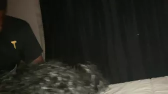 Black Ebony Fucks Two in Amateur Threesome