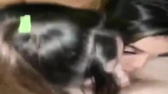 Amateur Threesome Blowjob - Homemade FFM Group Sex