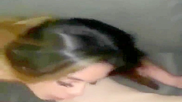 Amateur Threesome Blowjob - Homemade FFM Group Sex