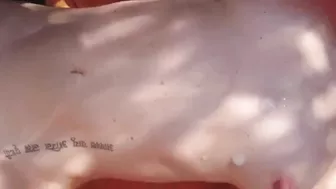 Greek Cuckold Slut Irina Public Threesome with Cheating Wife and Blowjob