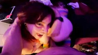 Threesome with Big Dicks and Cum in Mouth - Amateur Homemade Porn