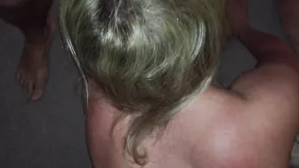 MILF Threesome - Wife First Gangbang