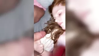 Amateur Lesbians in Hot Treesome Action