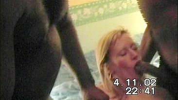 Interracial MILF Gangbang with Big BBC and Cuckold Hubby