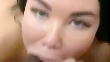 Interracial Threesome with Big Cocks and Blowjobs