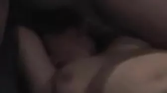 Interracial BBW Mom Threesome with Big Tits and Cuckold Hubby