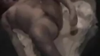 Interracial BBW Mom Threesome with Big Tits and Cuckold Hubby