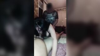 Wifey Hot Threesome with Hubby & Friend
