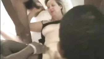 Interracial Cuckold Slut Wife Takes BBC in Homemade Porn