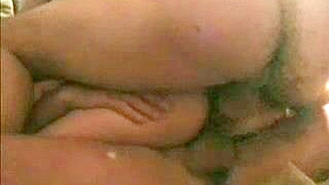 Small Tits Slut Gets Gangbanged in Homemade Threesome with Big Cocks and Anal