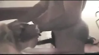 Blonde Amateurs' Wild Interracial Group Sex with BBC