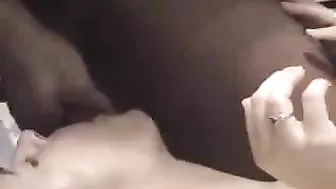 Black Gangbang MILF Swinger Wife BBC Cum-Filled Threesome