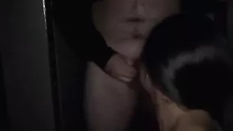 Amateur Asian Teen Gets Gang-Banged at Gloryhole