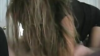 Blonde Cuckold Gets Gangbanged with Two Guys in Homemade Threesome