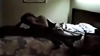 Interracial Gangbang MILF Wife Threesome with BBC and Cuckold Hubby