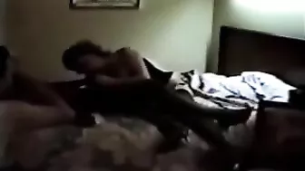 Interracial Gangbang MILF Wife Threesome with BBC and Cuckold Hubby