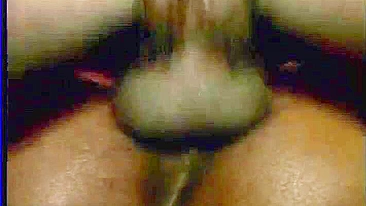 Black Amateur Threesome with Cream Pie and Tag Team Gangbang