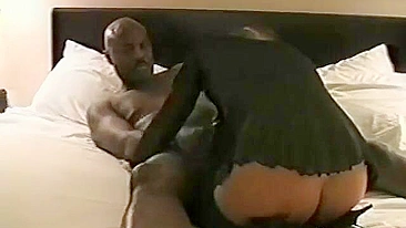 Interracial Gangbang MILF Wife Creamy Breeding with BBC and Big Black Cock