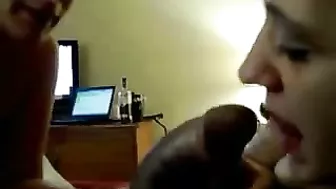 Black Cock Threesome Blowjob GroupSex with Interracial College Sucking Black Cock Threesome Blowjob GroupSex with Interracial College Sucking